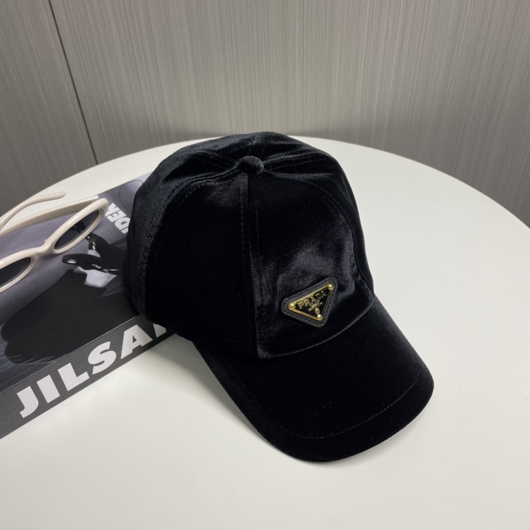 Prada Velvet Baseball Cap - PerfectKickZ