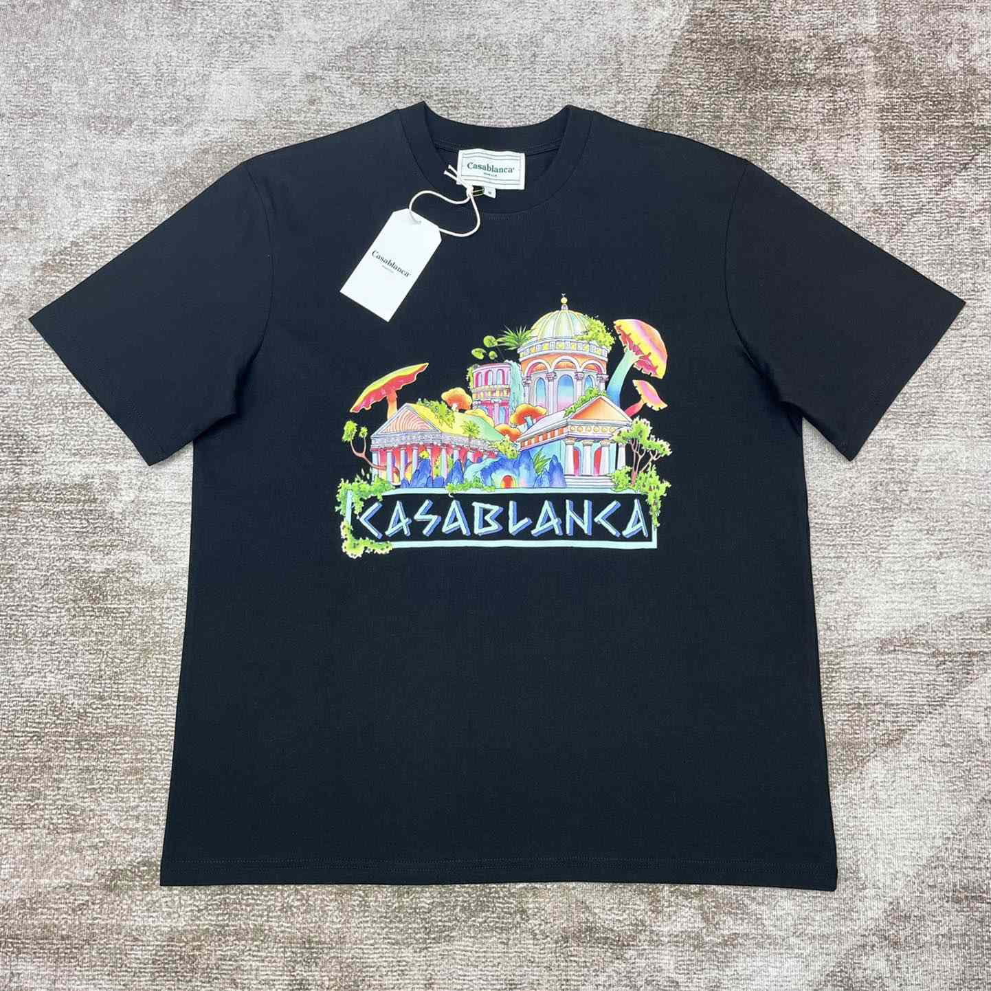 Casablanca The Road To Knowledge Printed T-shirt     C905 - PerfectKickZ