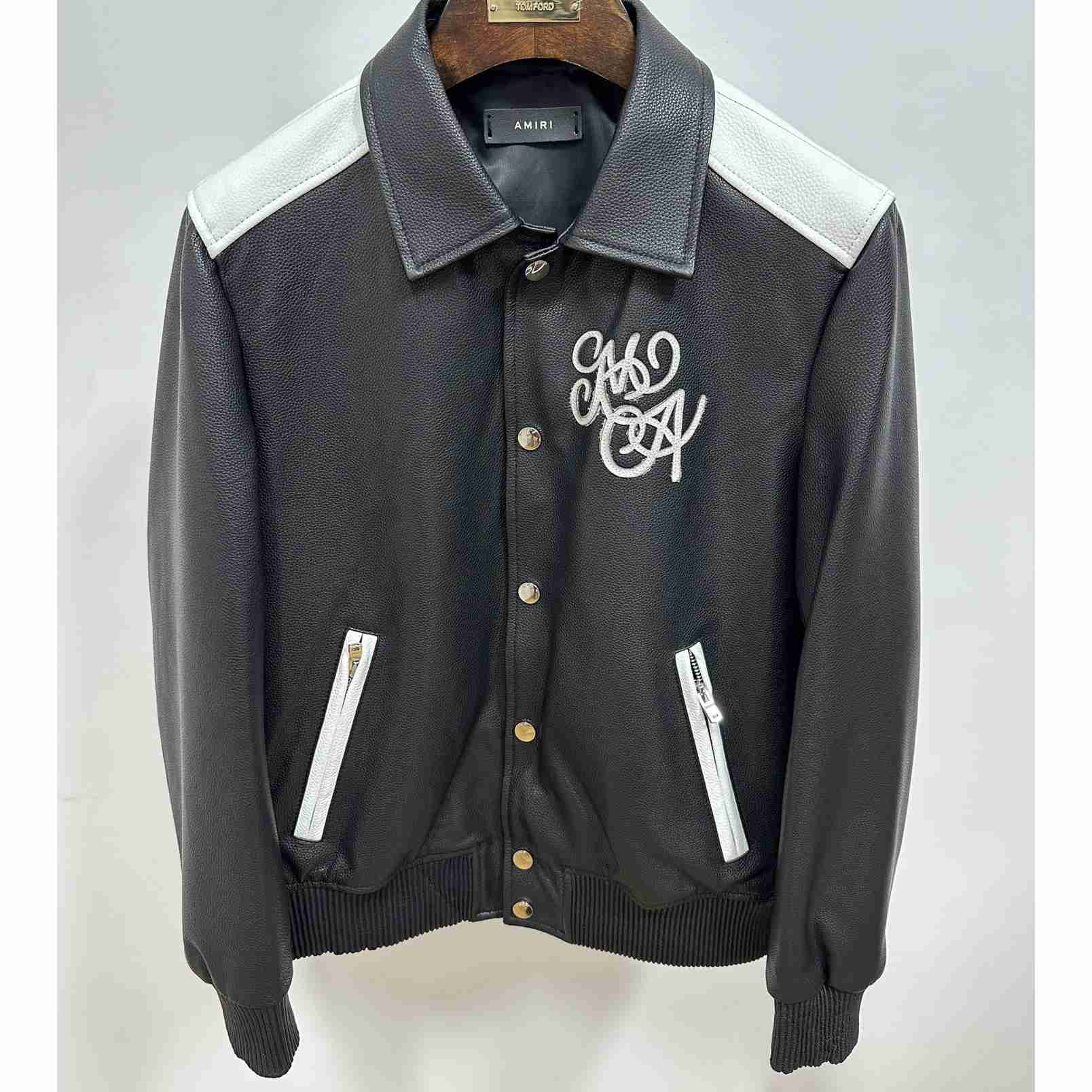 Amiri MA Swirl Band Jacket 'Black' - PerfectKickZ