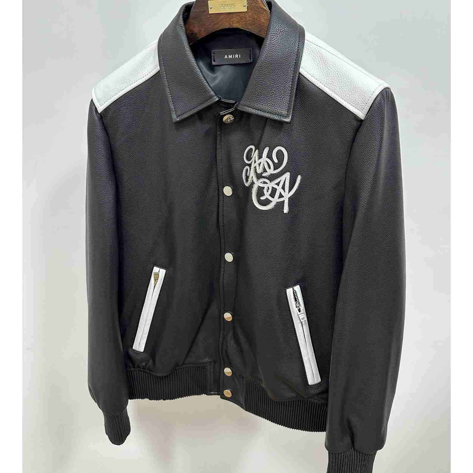 Amiri MA Swirl Band Jacket 'Black' - PerfectKickZ