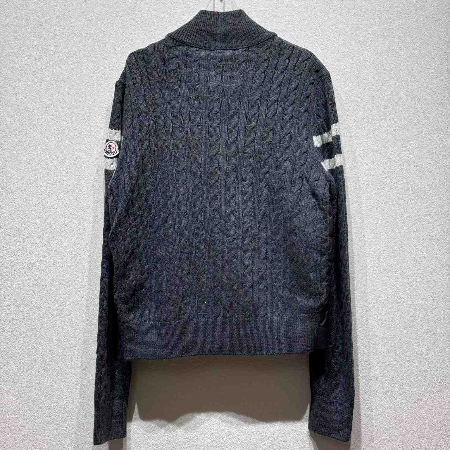Moncler Padded Wool Zip-up Cardigan - 