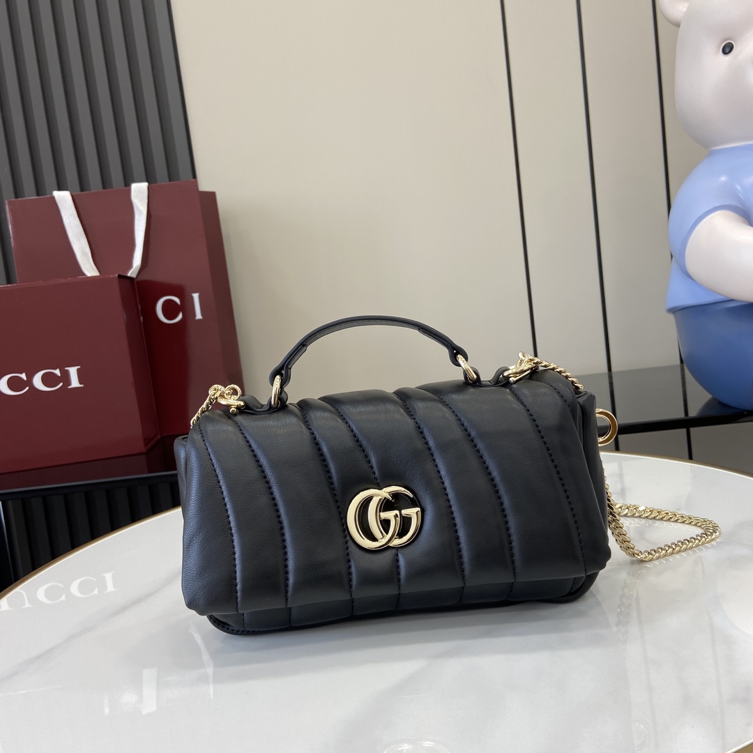 Gucci GG Milano Mini Top Handle Bag - PerfectKickZ