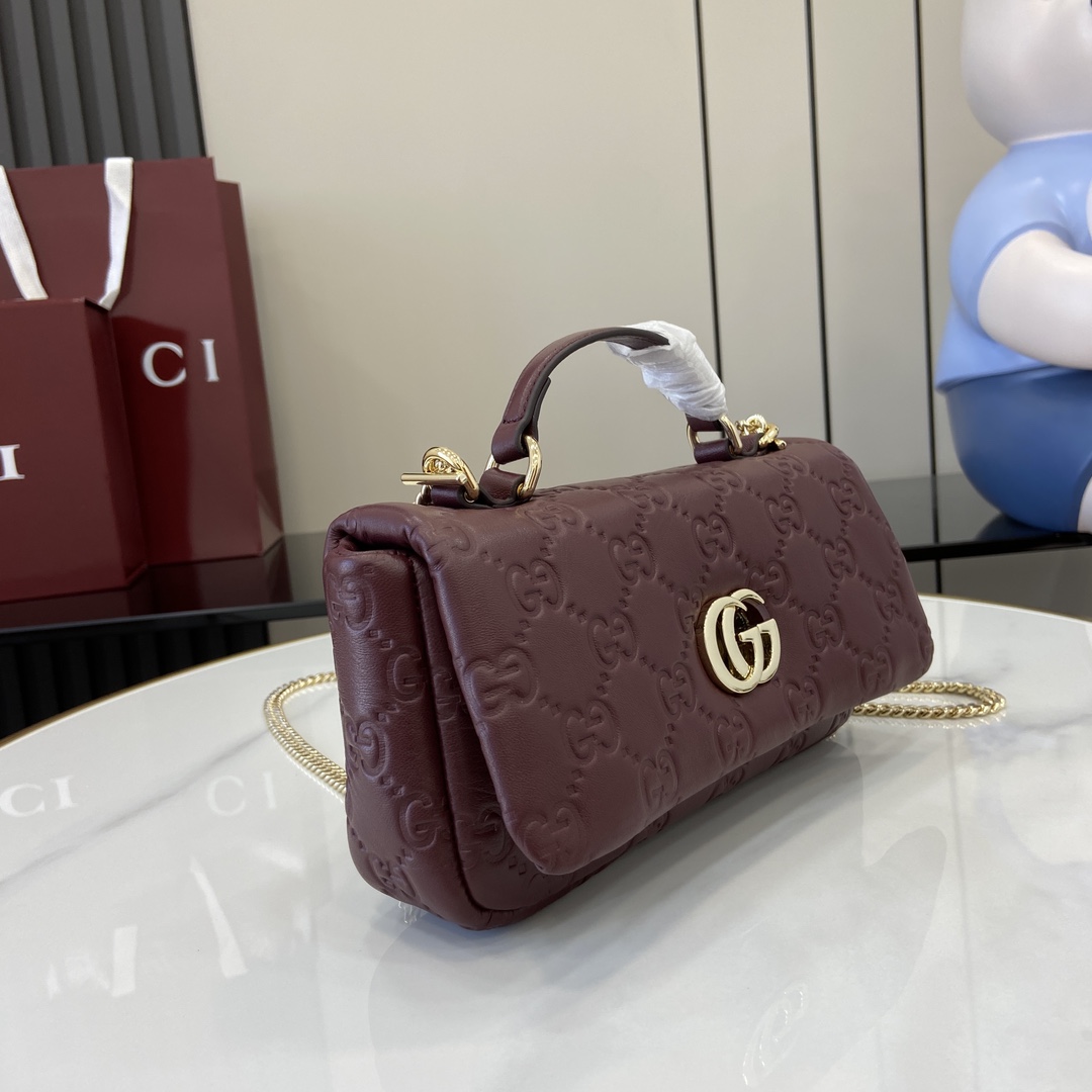 Gucci GG Milano Mini Top Handle Bag - PerfectKickZ