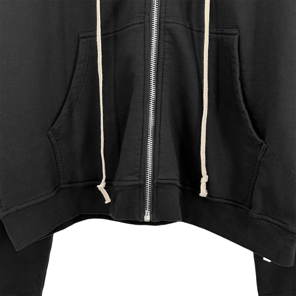 Rick Owens Cotton Zip-up Hoodie - PerfectKickZ
