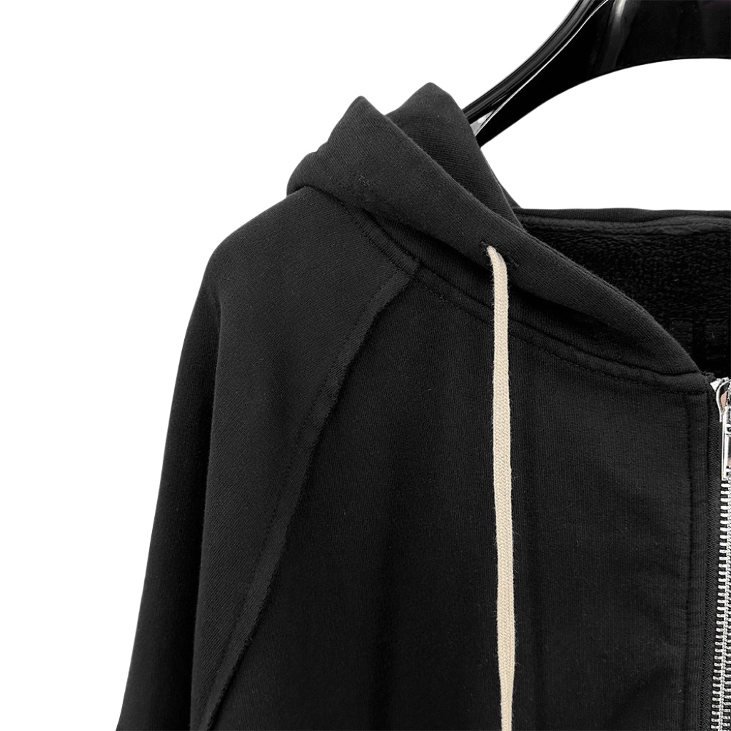 Rick Owens Cotton Zip-up Hoodie - PerfectKickZ