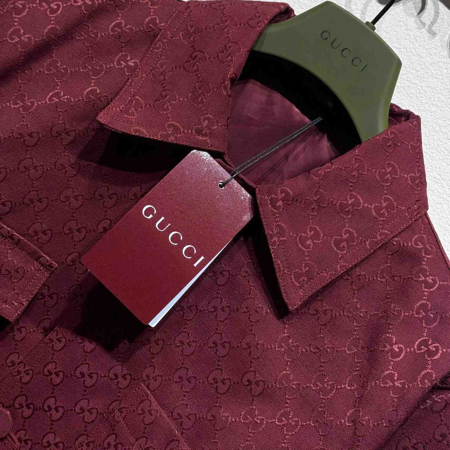 Gucci GG Mixed Cotton Jacket - PerfectKickZ