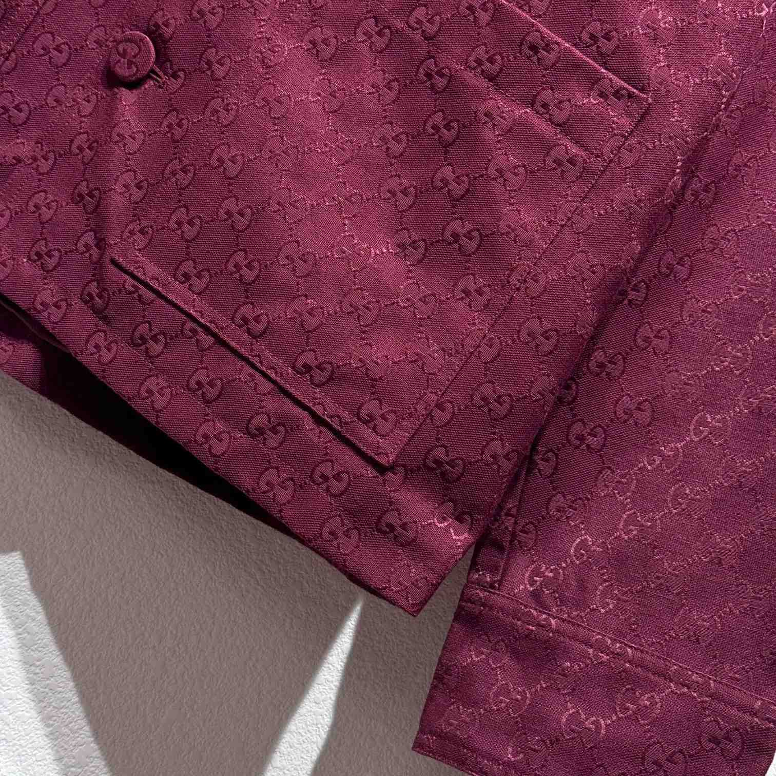 Gucci GG Mixed Cotton Jacket - PerfectKickZ