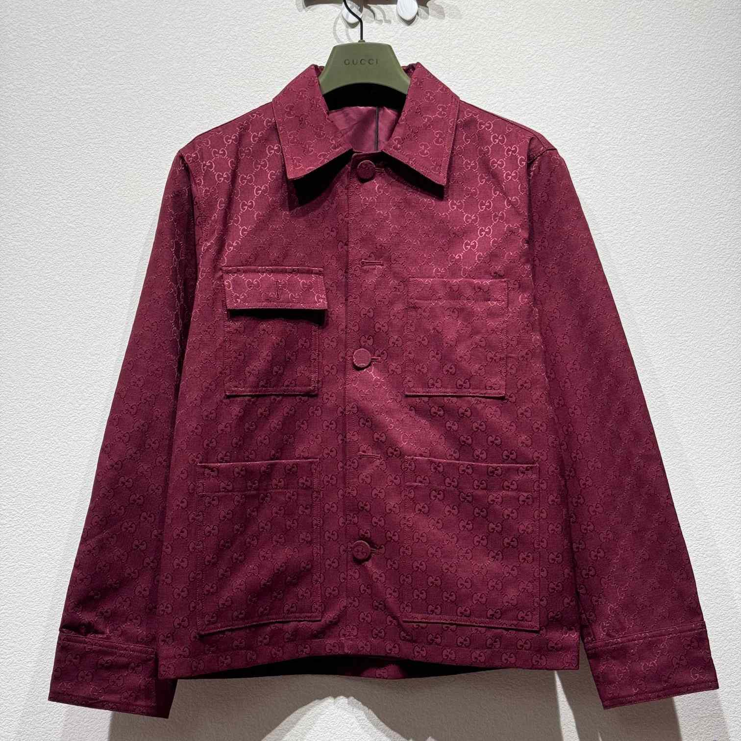 Gucci GG Mixed Cotton Jacket - PerfectKickZ