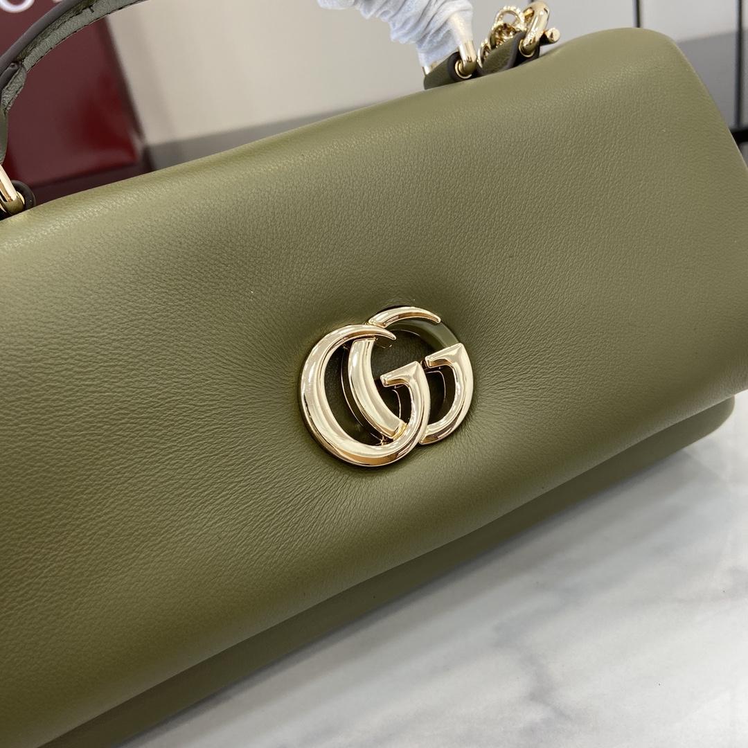 Gucci GG Milano Mini Top Handle Bag - PerfectKickZ