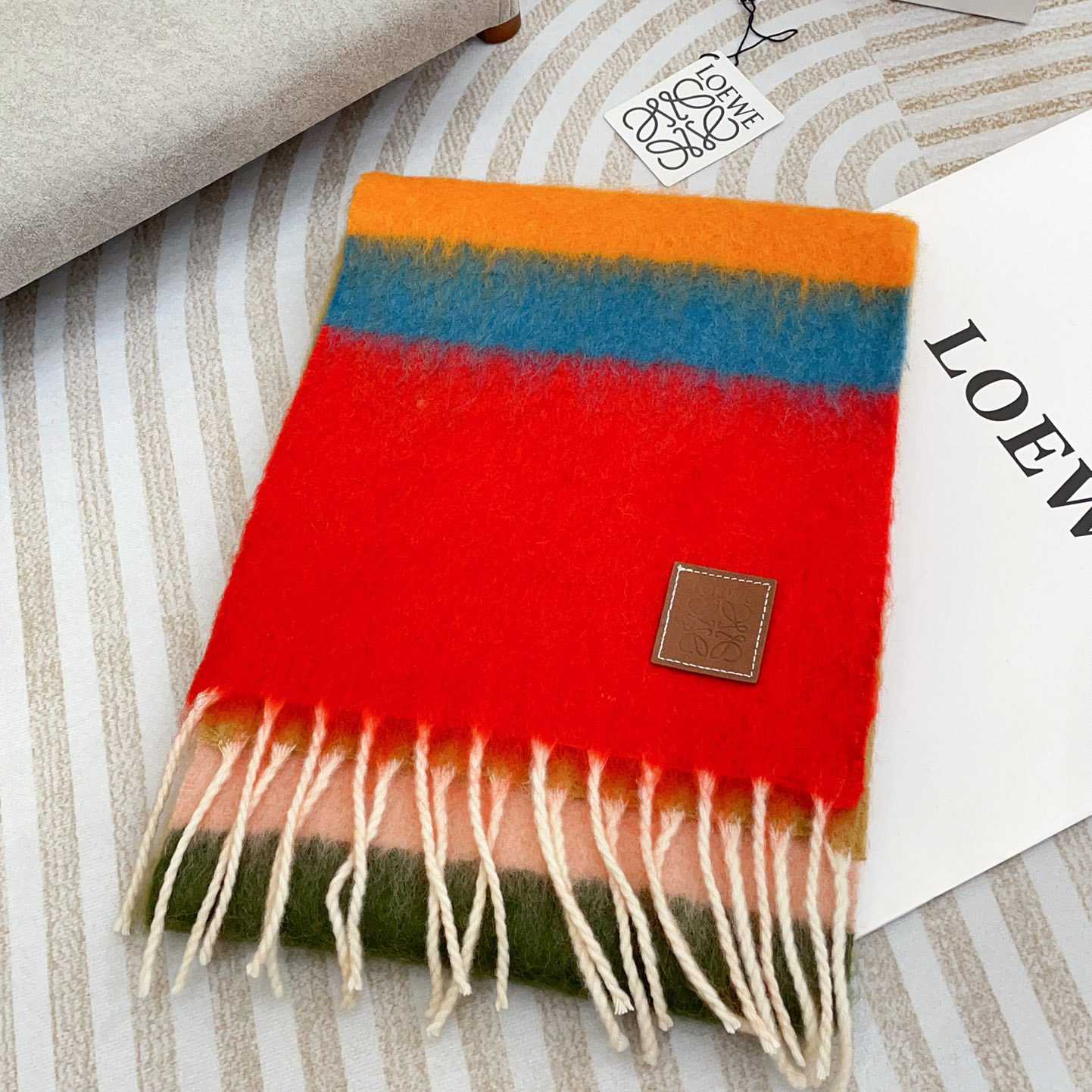 Loewe Scarf In Mohair And Wool - PerfectKickZ
