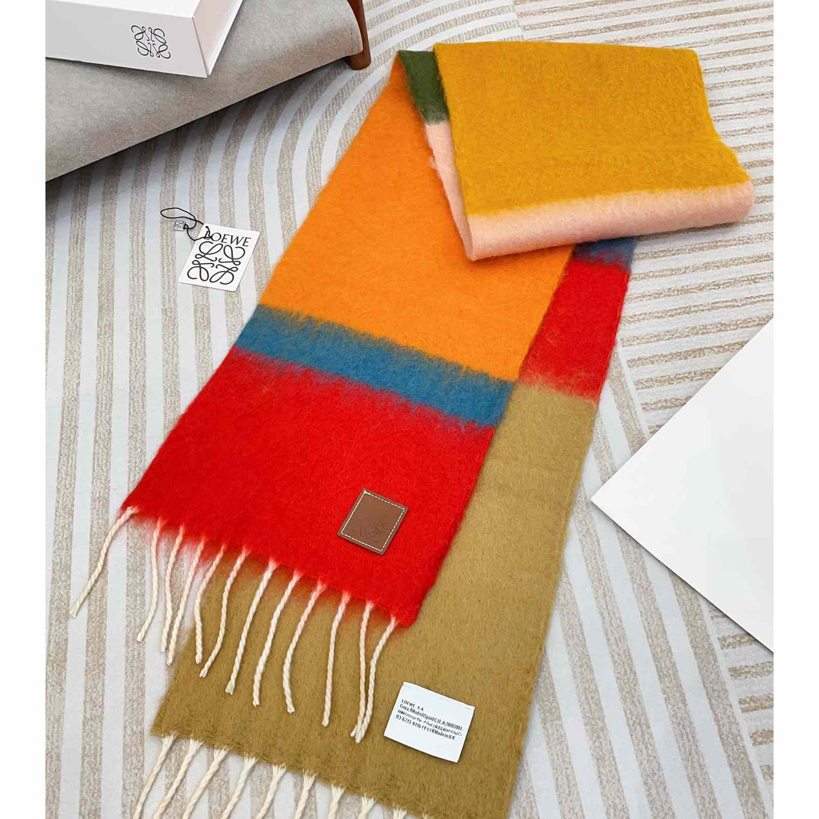 Loewe Scarf In Mohair And Wool - PerfectKickZ