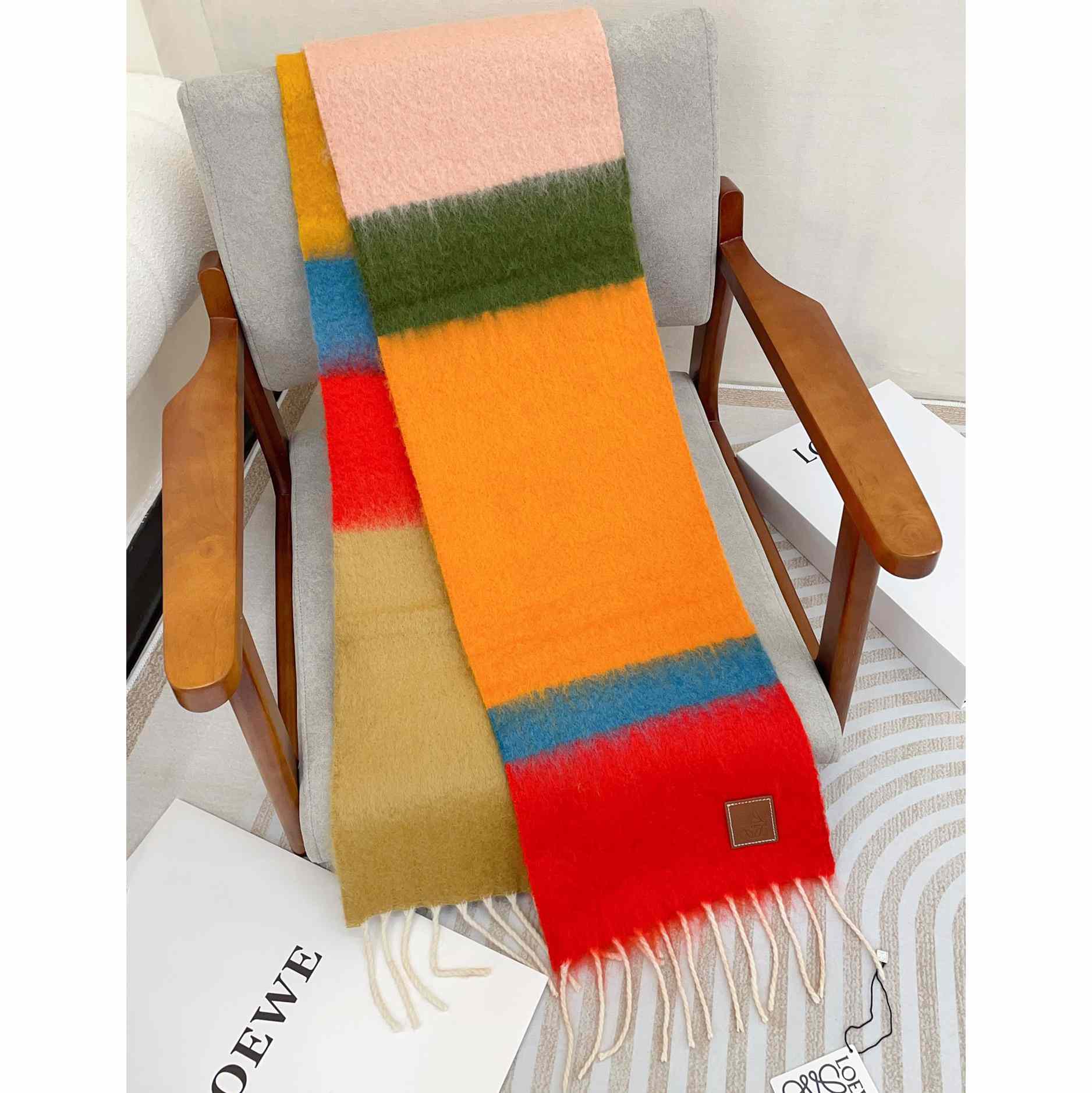Loewe Scarf In Mohair And Wool - PerfectKickZ