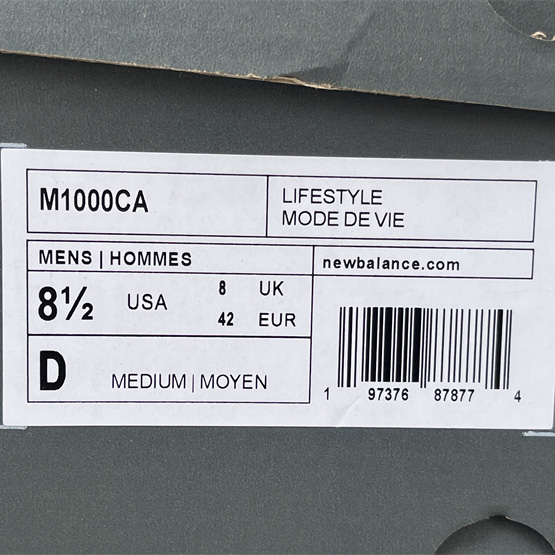 New Balance NB 1000 Sneakers      M1000CA  - PerfectKickZ