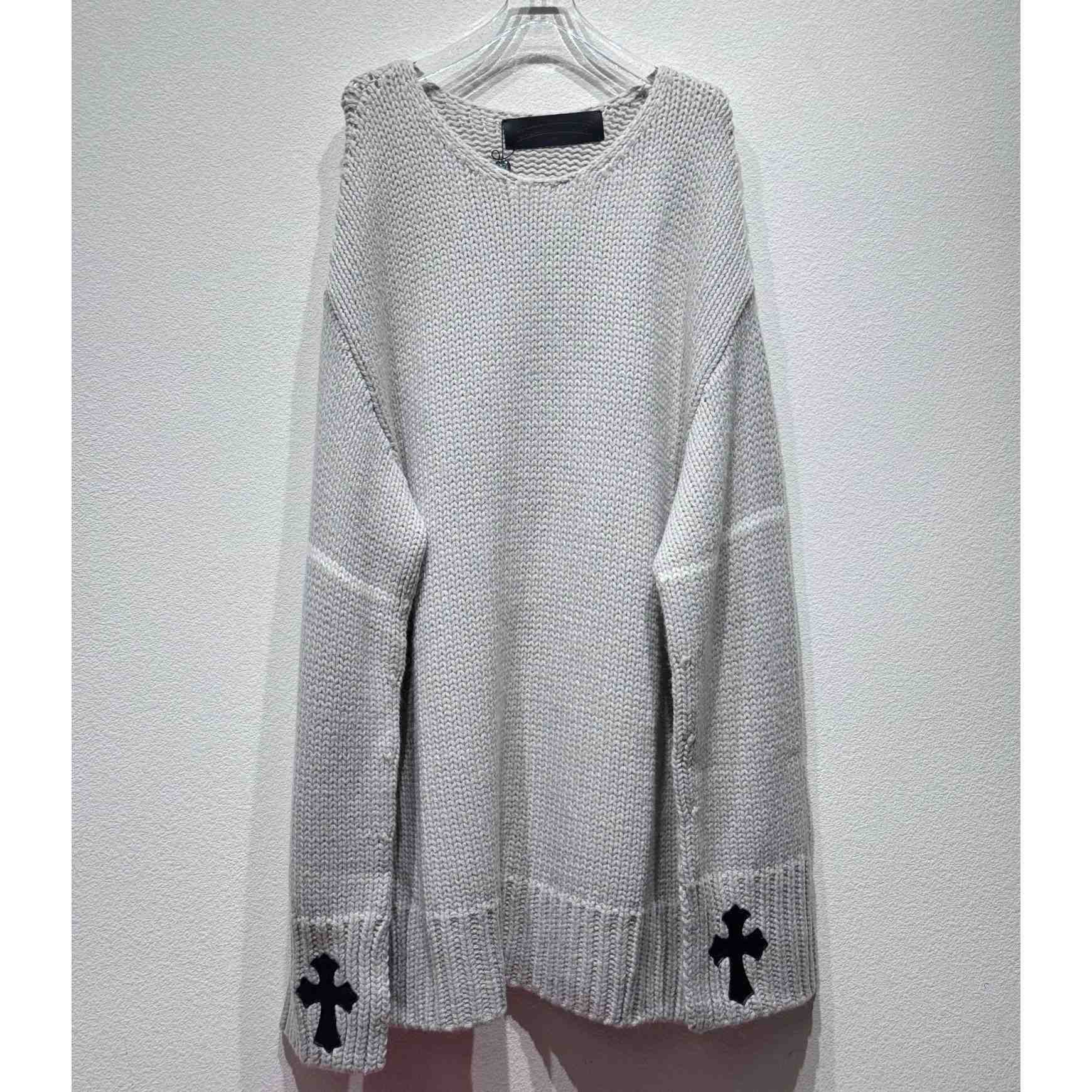 Chrome Hearts Cashmere Cemetery Knit Crewneck - PerfectKickZ