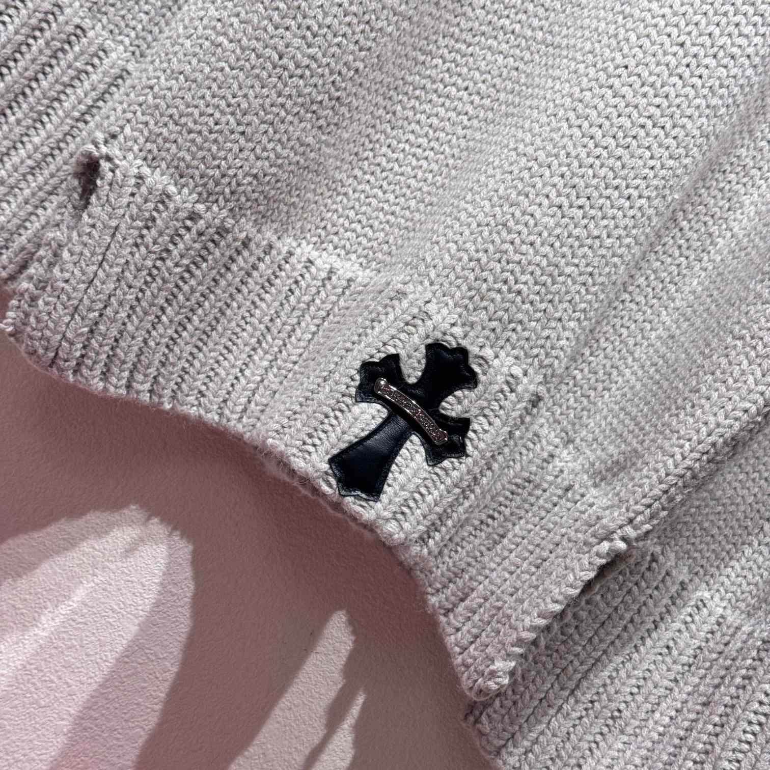 Chrome Hearts Cashmere Cemetery Knit Crewneck - PerfectKickZ