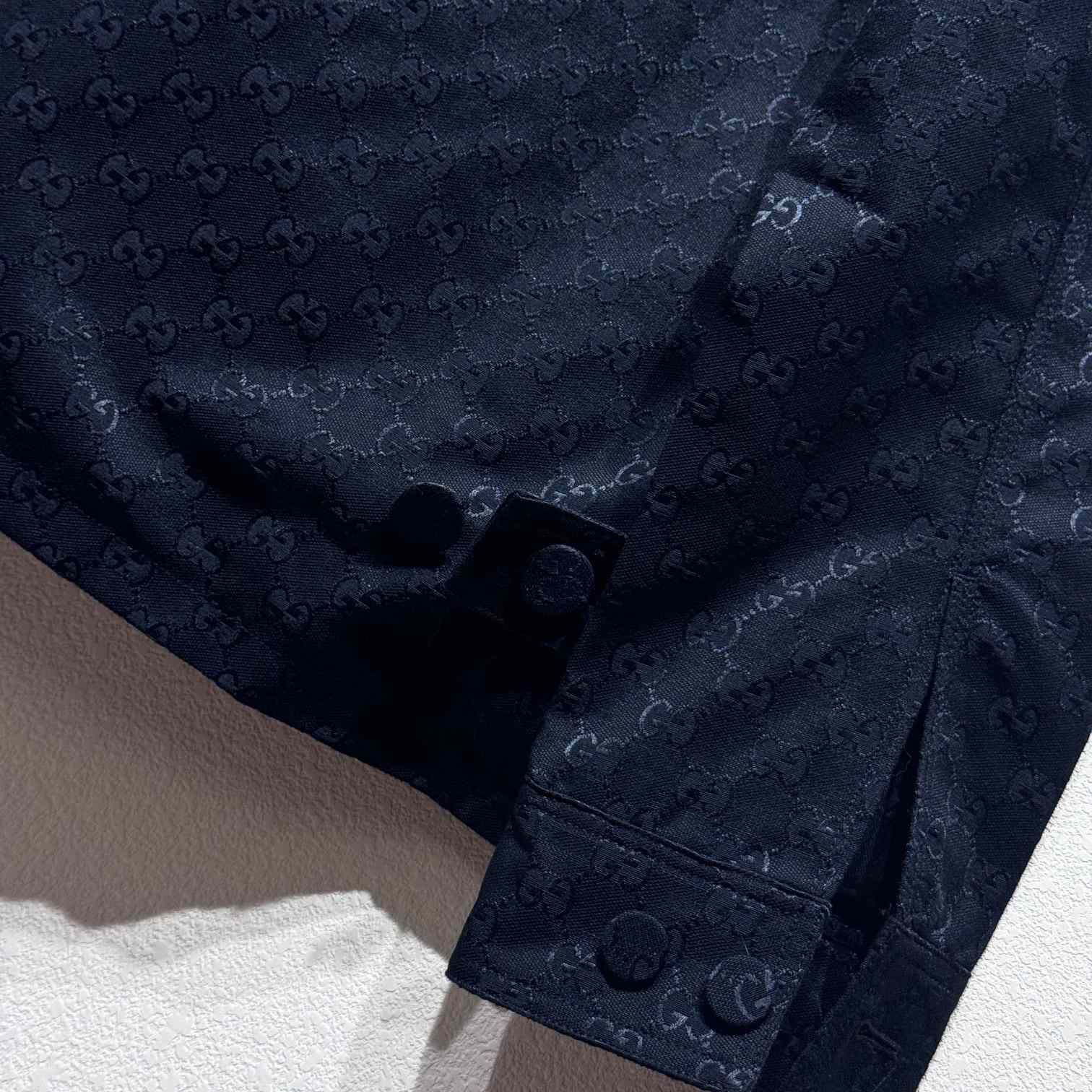 Gucci GG Mixed Cotton Jacket - PerfectKickZ