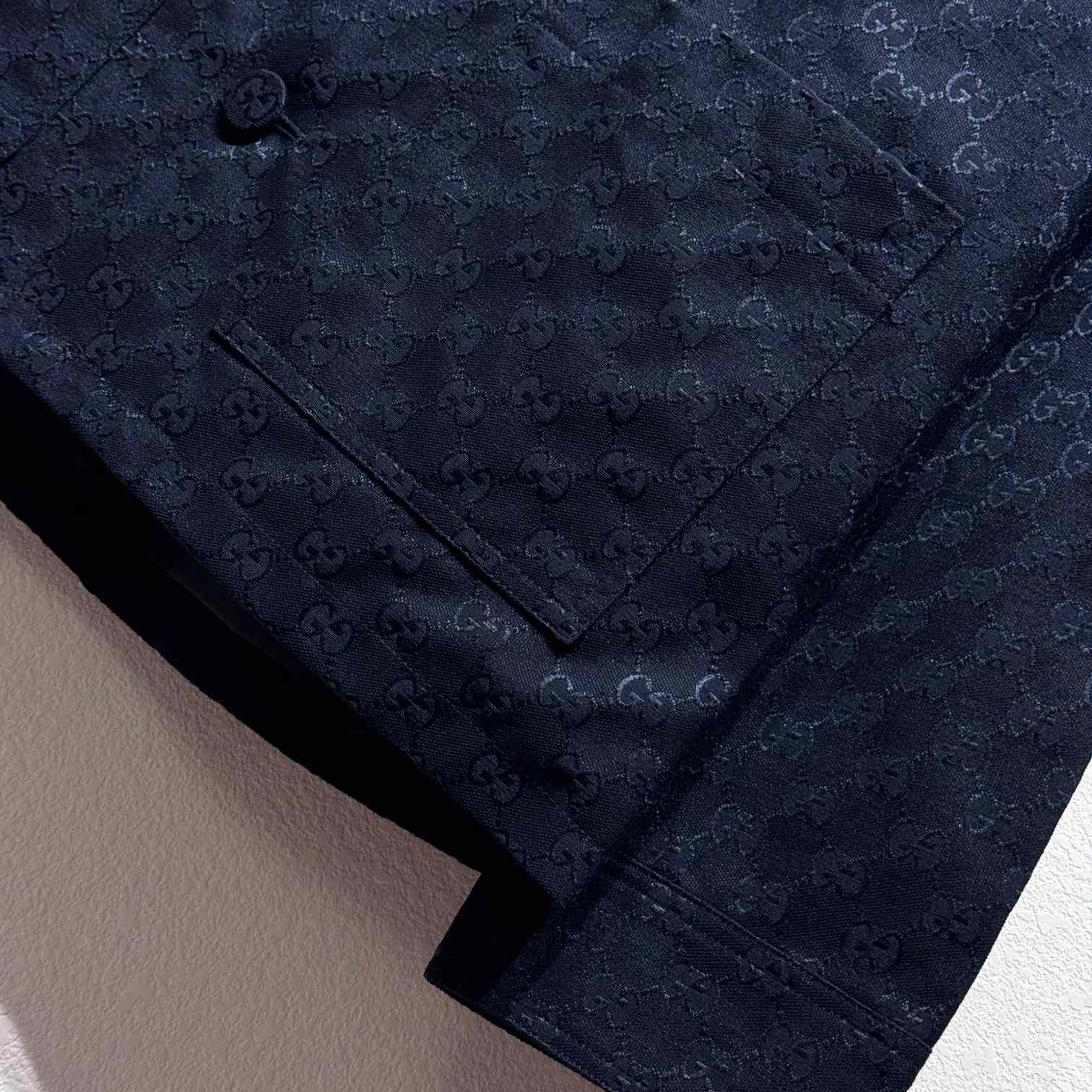 Gucci GG Mixed Cotton Jacket - PerfectKickZ