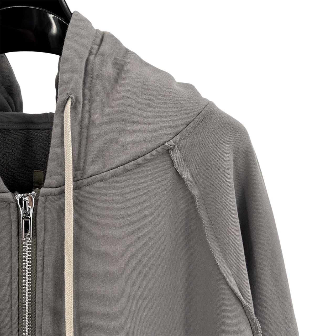 Rick Owens Cotton Zip-up Hoodie - PerfectKickZ