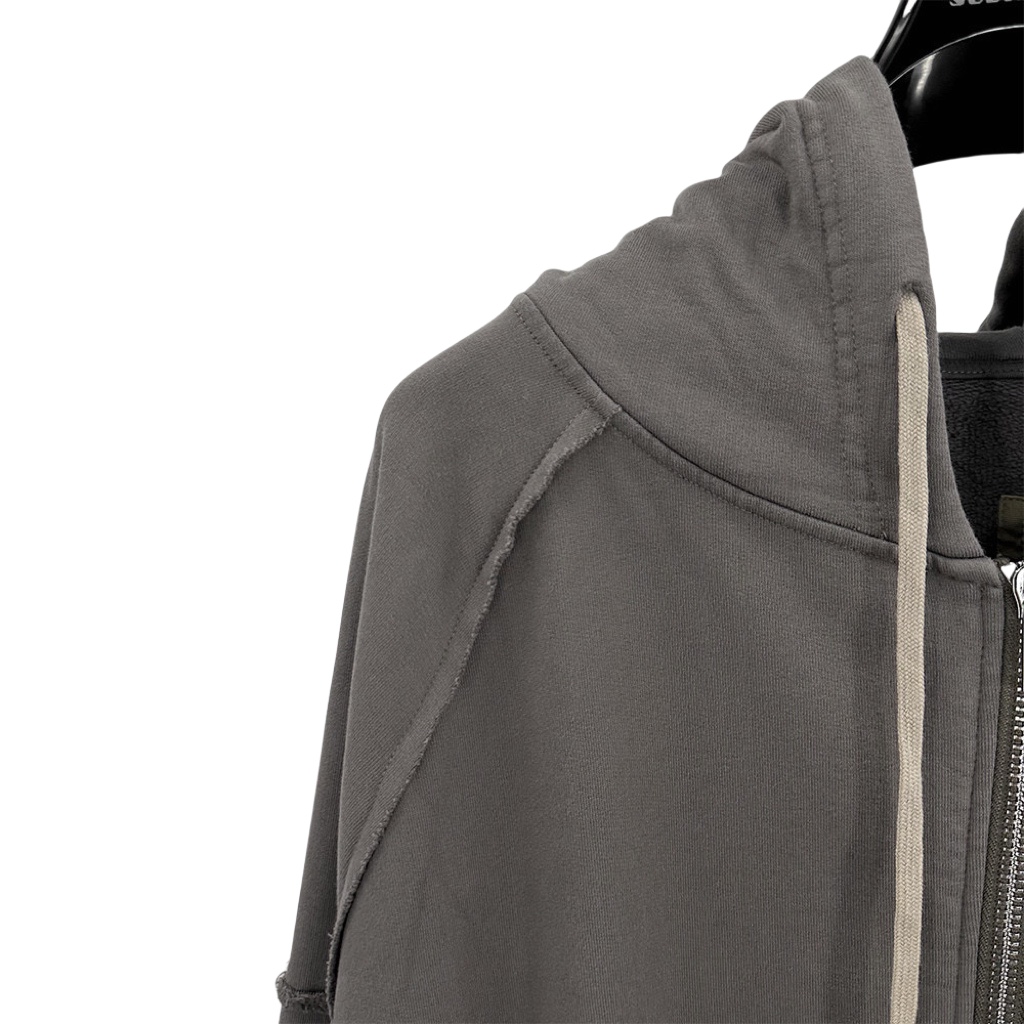 Rick Owens Cotton Zip-up Hoodie - PerfectKickZ