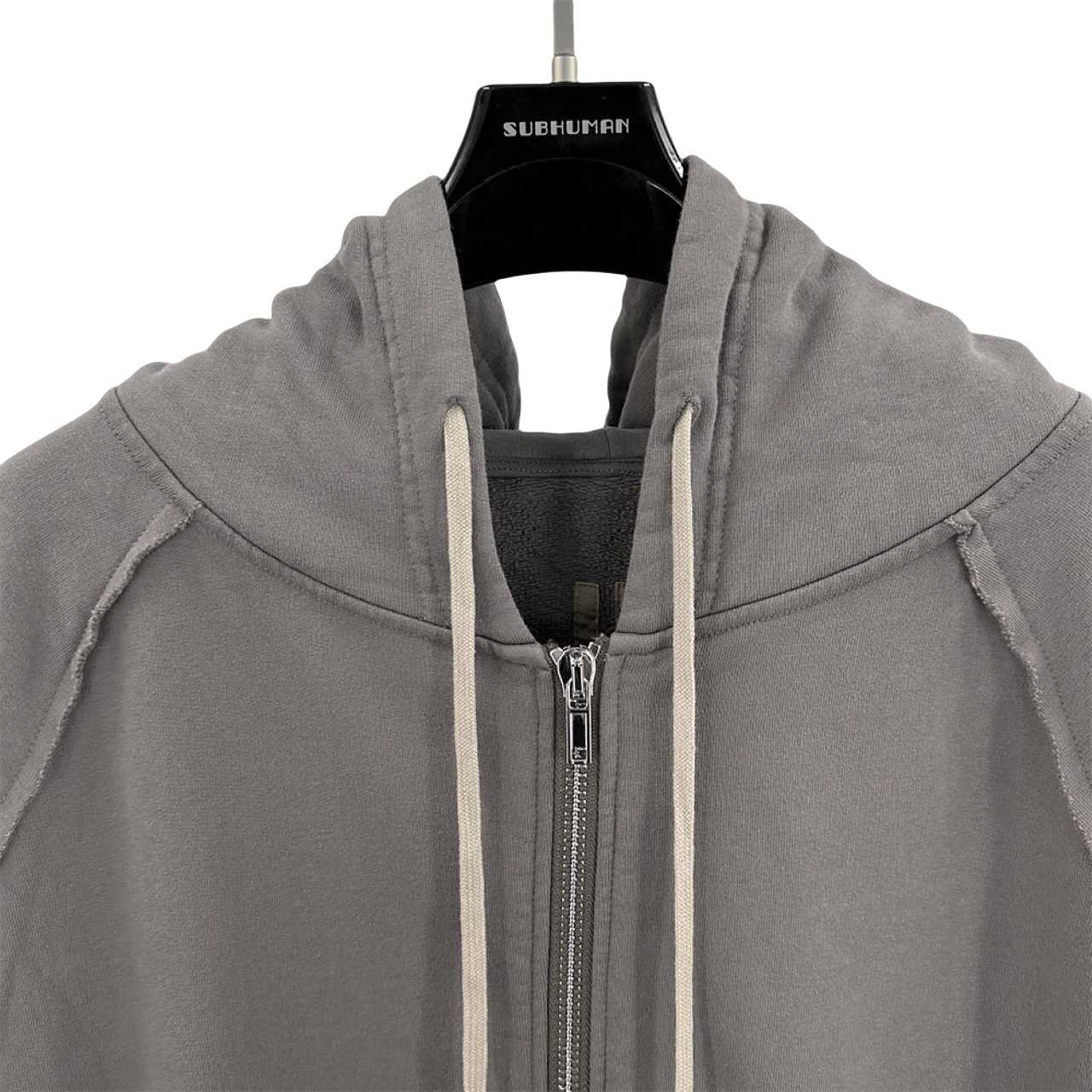 Rick Owens Cotton Zip-up Hoodie - PerfectKickZ