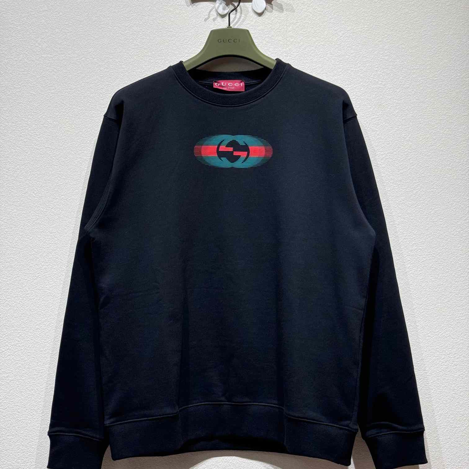 Gucci Cotton Sweatshirt With Logo - PerfectKickZ