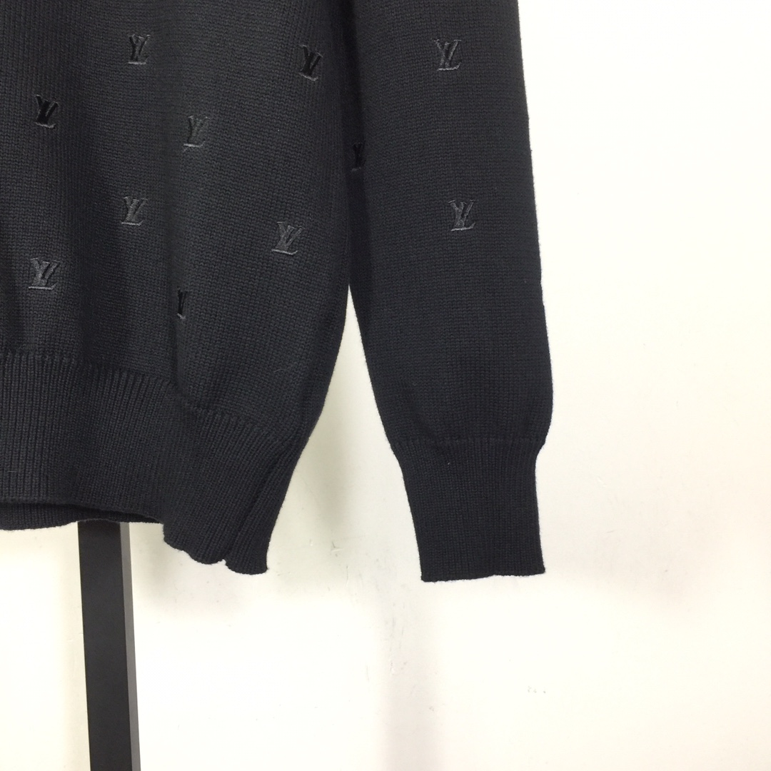 Louis Vuitton Embroidered Signature Merino Crewneck    1AFIXC - PerfectKickZ