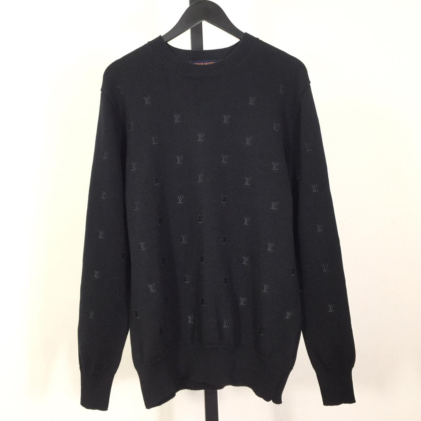 Louis Vuitton Embroidered Signature Merino Crewneck    1AFIXC - PerfectKickZ