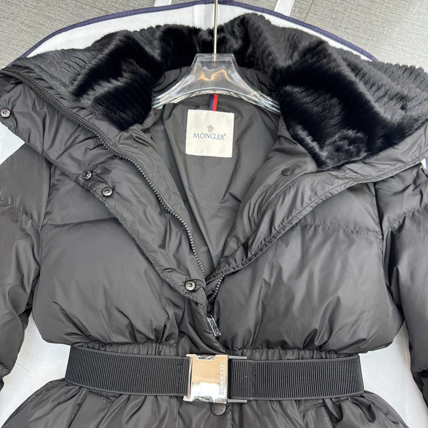 Moncler Bruneaux Long Down Jacket - PerfectKickZ