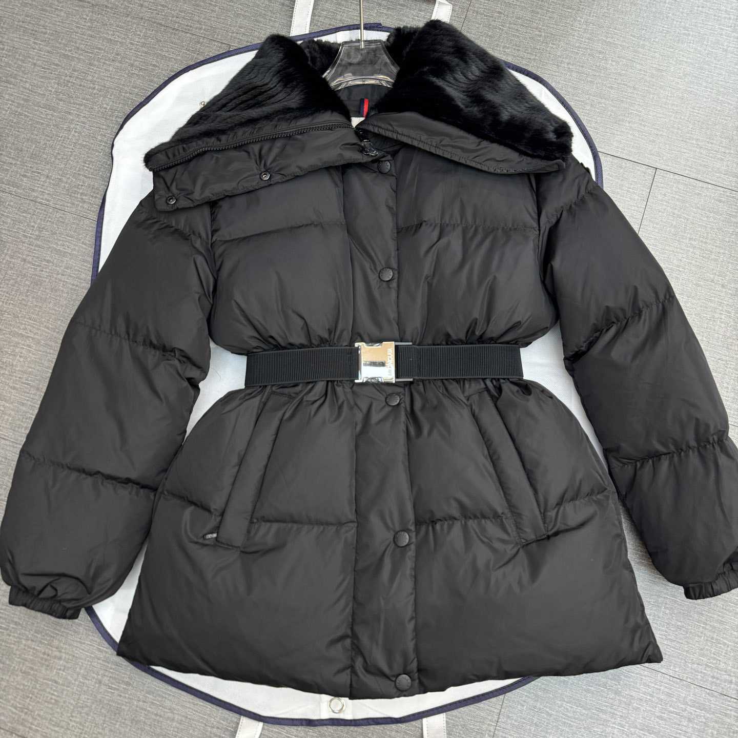 Moncler Bruneaux Long Down Jacket - PerfectKickZ