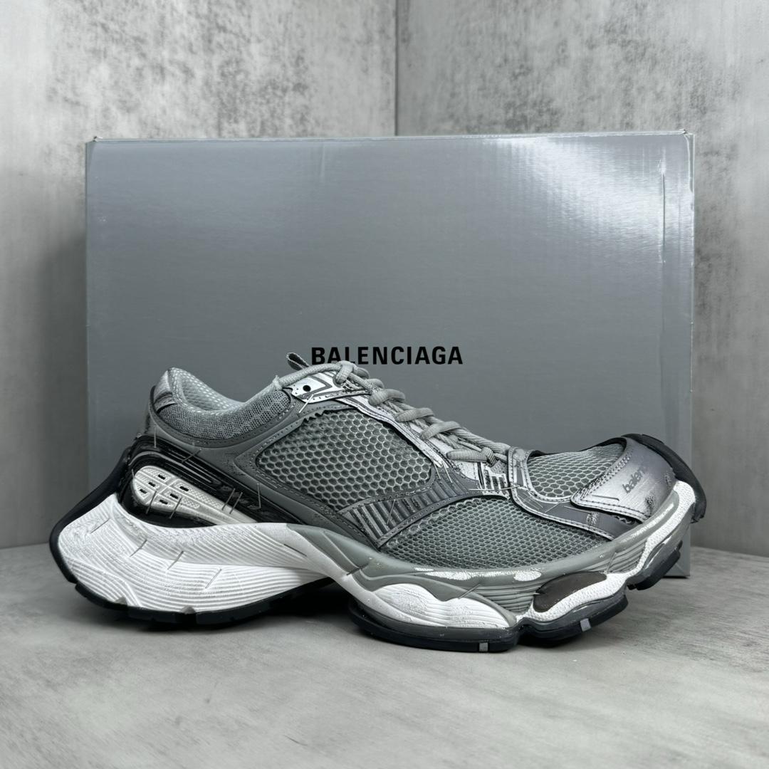 Balenciaga Stapler Sneaker In Beige/grey  - PerfectKickZ