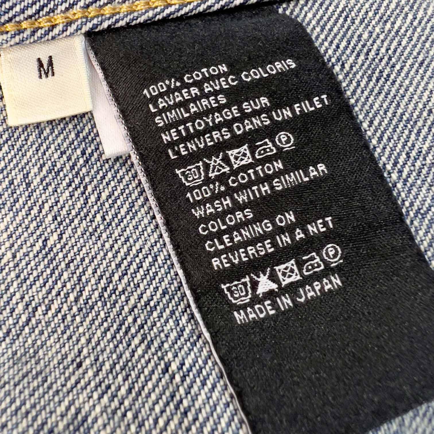 Celine Trucker Jacket In Union Wash Denim - 