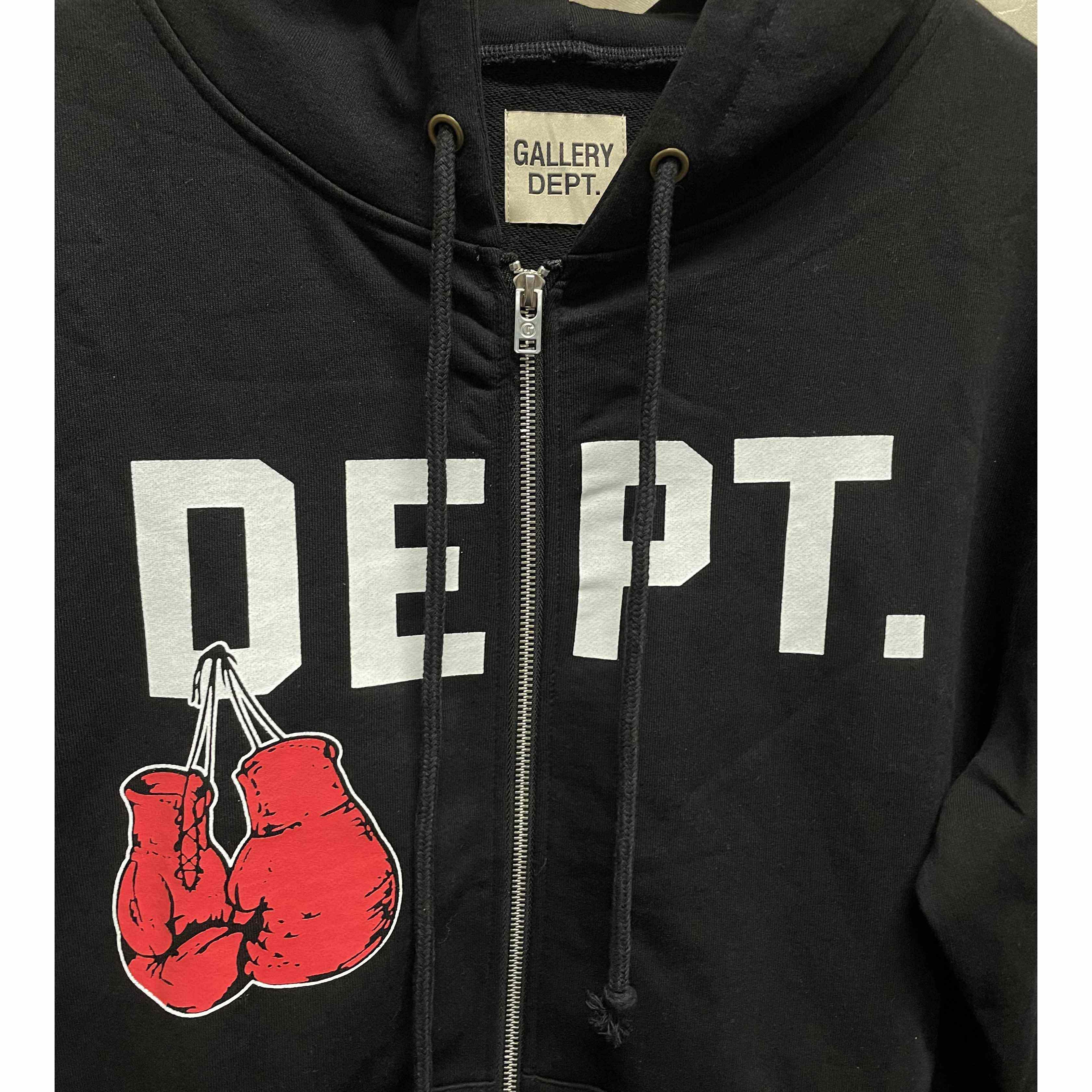Gallery Dept. Boxing Merch Zip Hoodie - PerfectKickZ