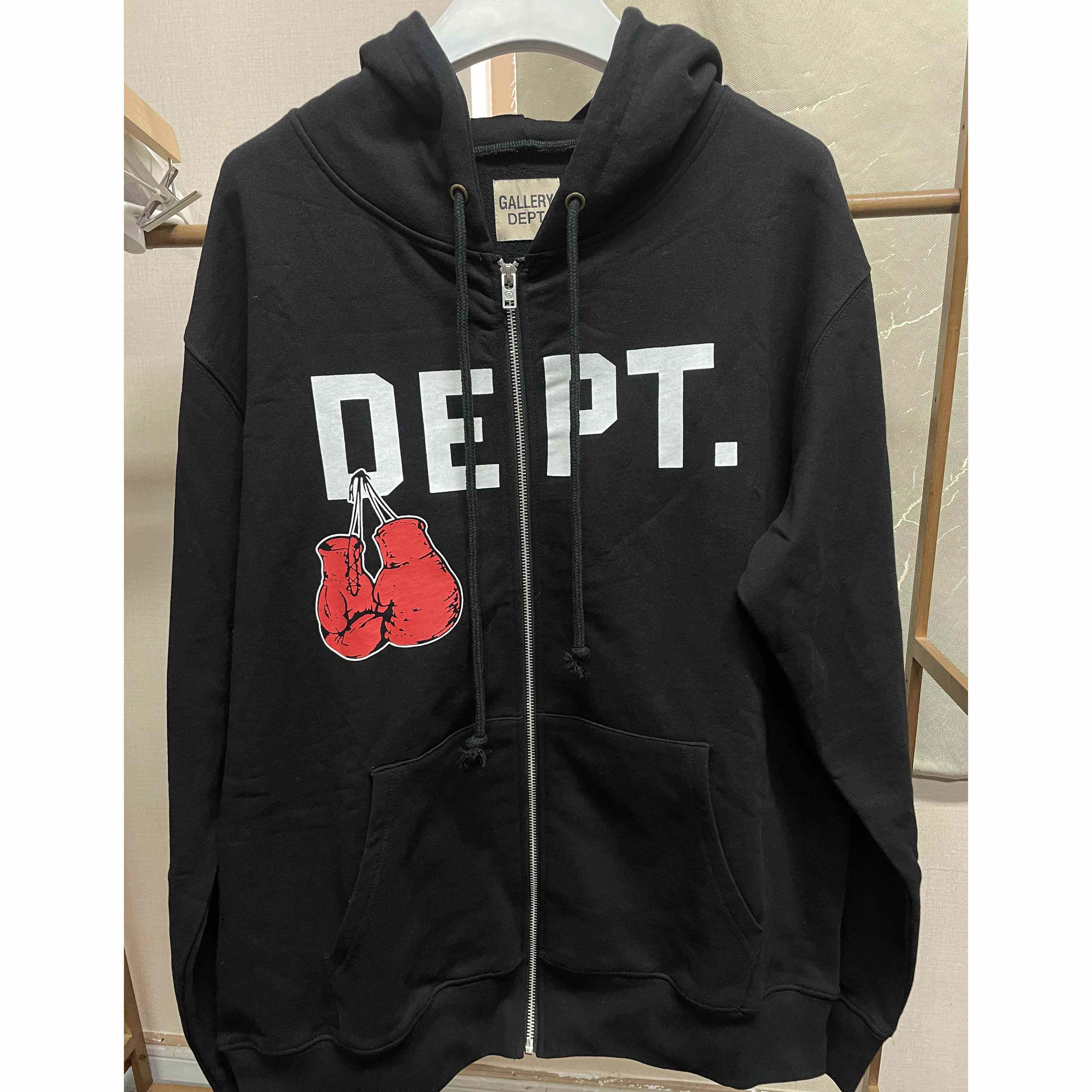 Gallery Dept. Boxing Merch Zip Hoodie - PerfectKickZ