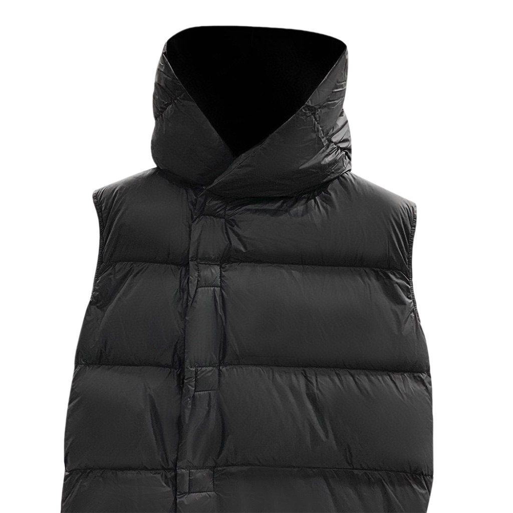Rick Owens Women's Black Liner Down Jacket - PerfectKickZ