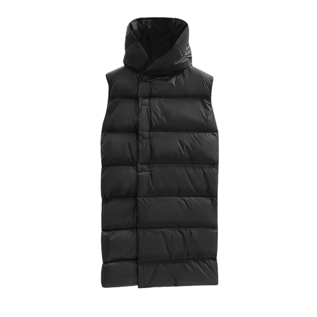Rick Owens Women's Black Liner Down Jacket - PerfectKickZ