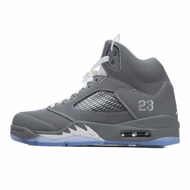 Air Jordan 5 Retro 'Wolf Grey' Sneakers     136027-005  - PerfectKickZ