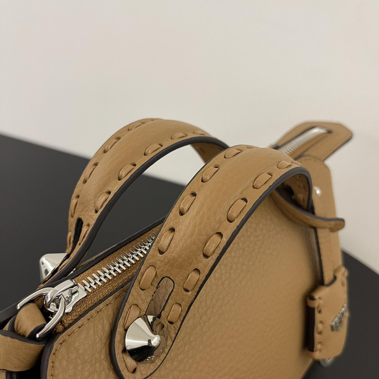 Fendi By The Way Selleria Mini Selleria Bag With 192 Hand-sewn Topstitches - PerfectKickZ