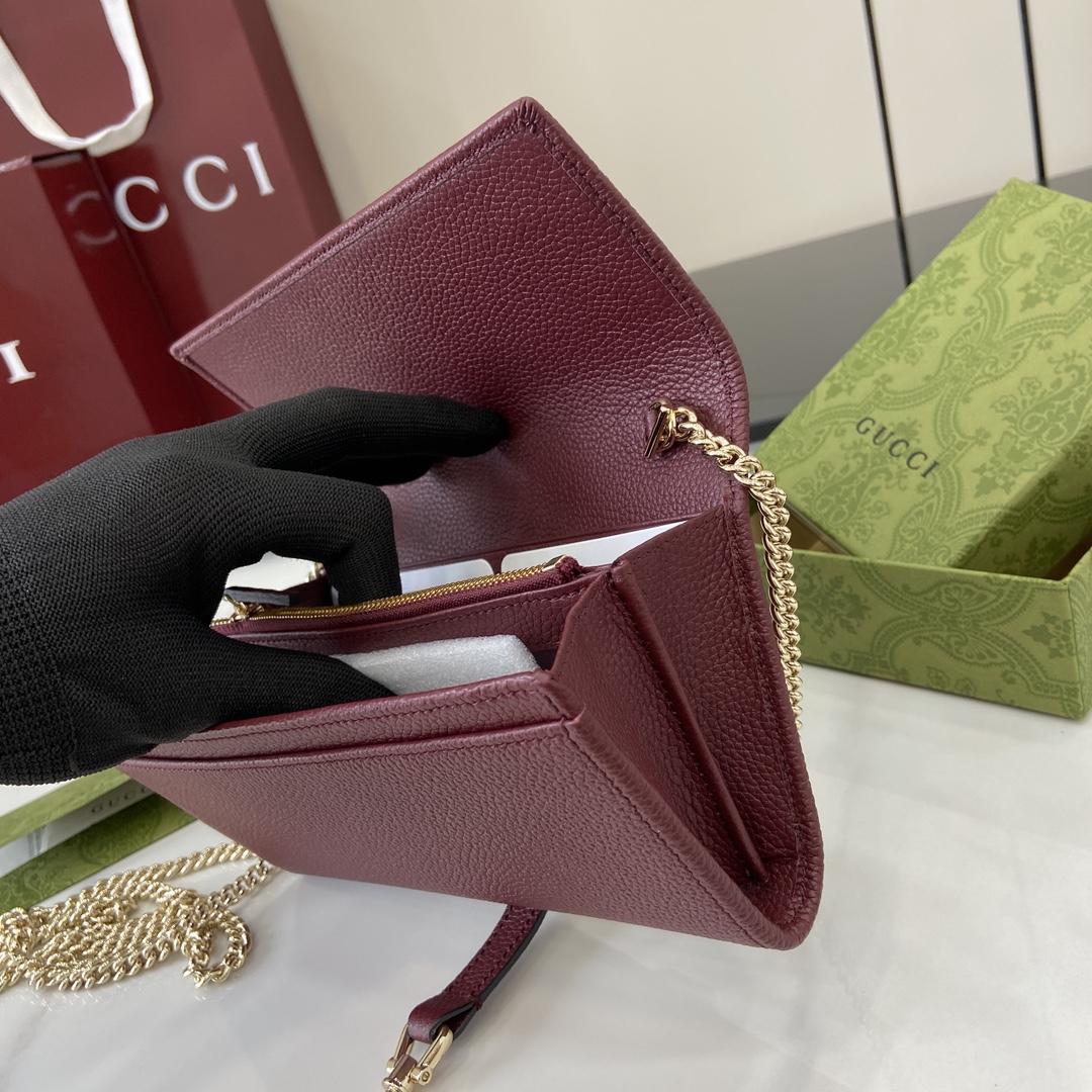 Gucci Jackie 1961 Chain Wallet - PerfectKickZ