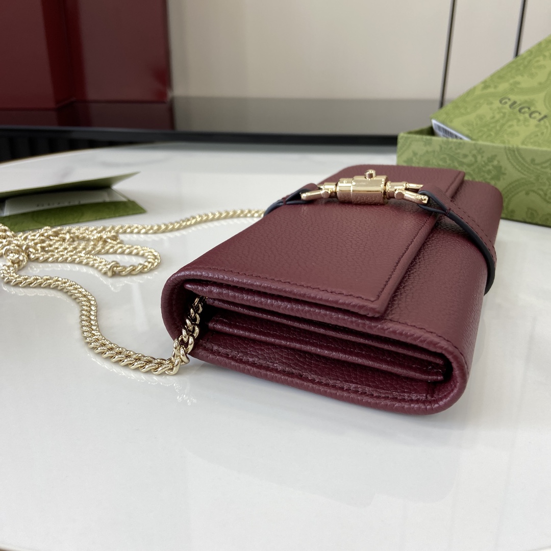 Gucci Jackie 1961 Chain Wallet - PerfectKickZ