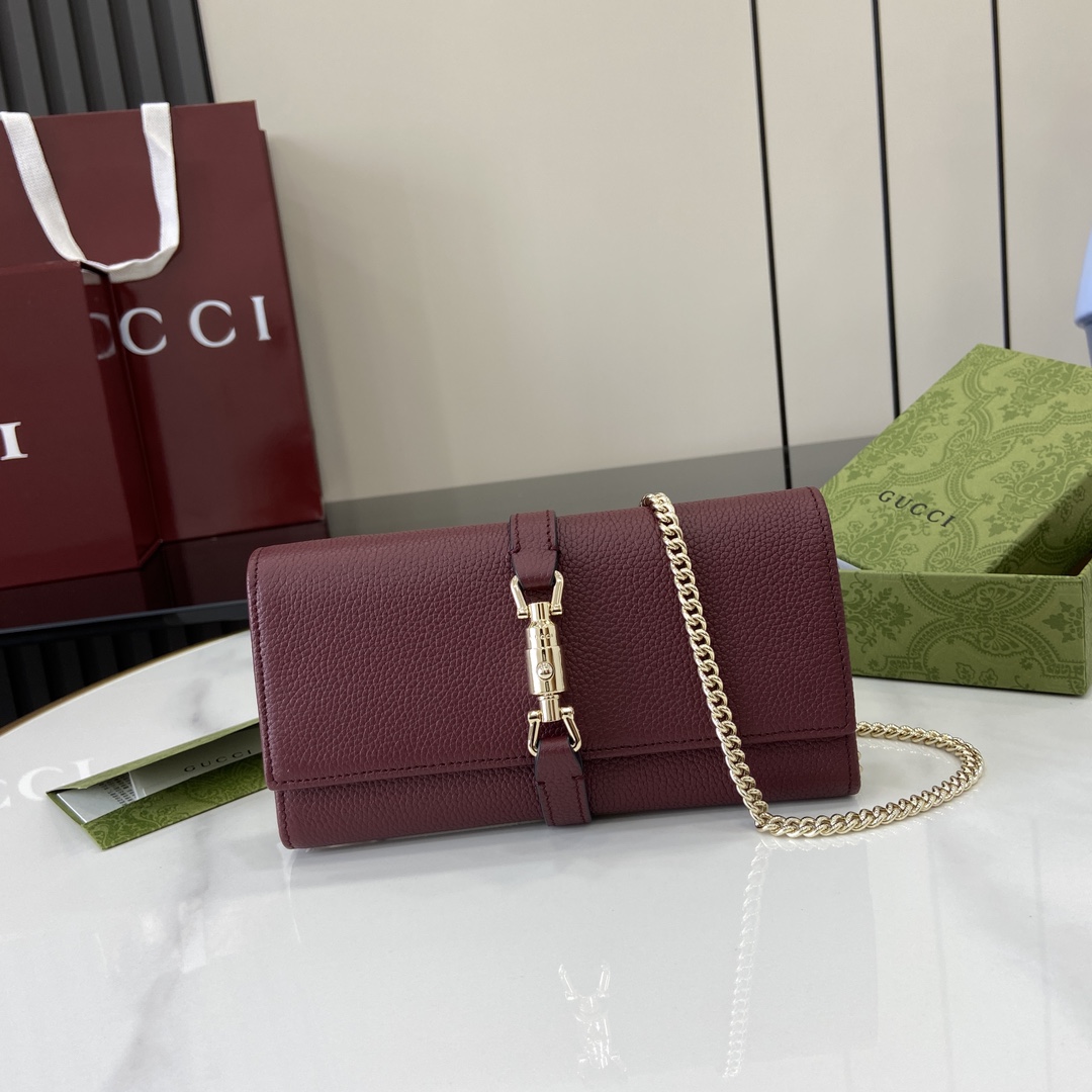 Gucci Jackie 1961 Chain Wallet - PerfectKickZ