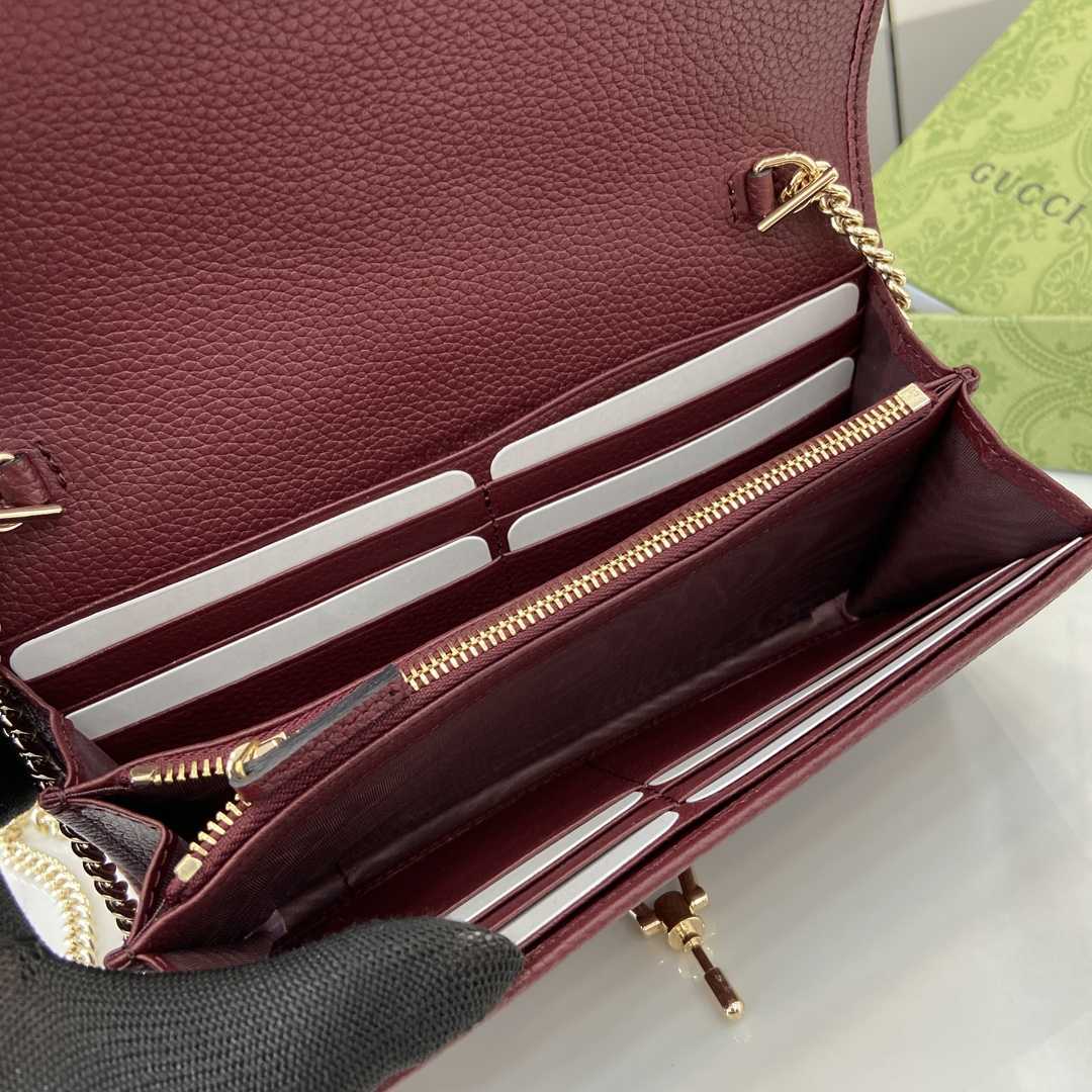 Gucci Jackie 1961 Chain Wallet - PerfectKickZ