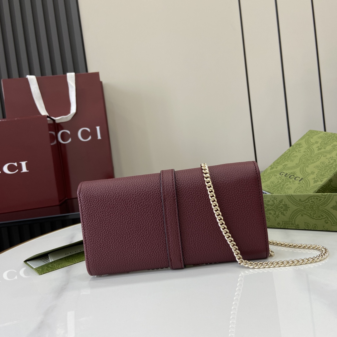 Gucci Jackie 1961 Chain Wallet - PerfectKickZ