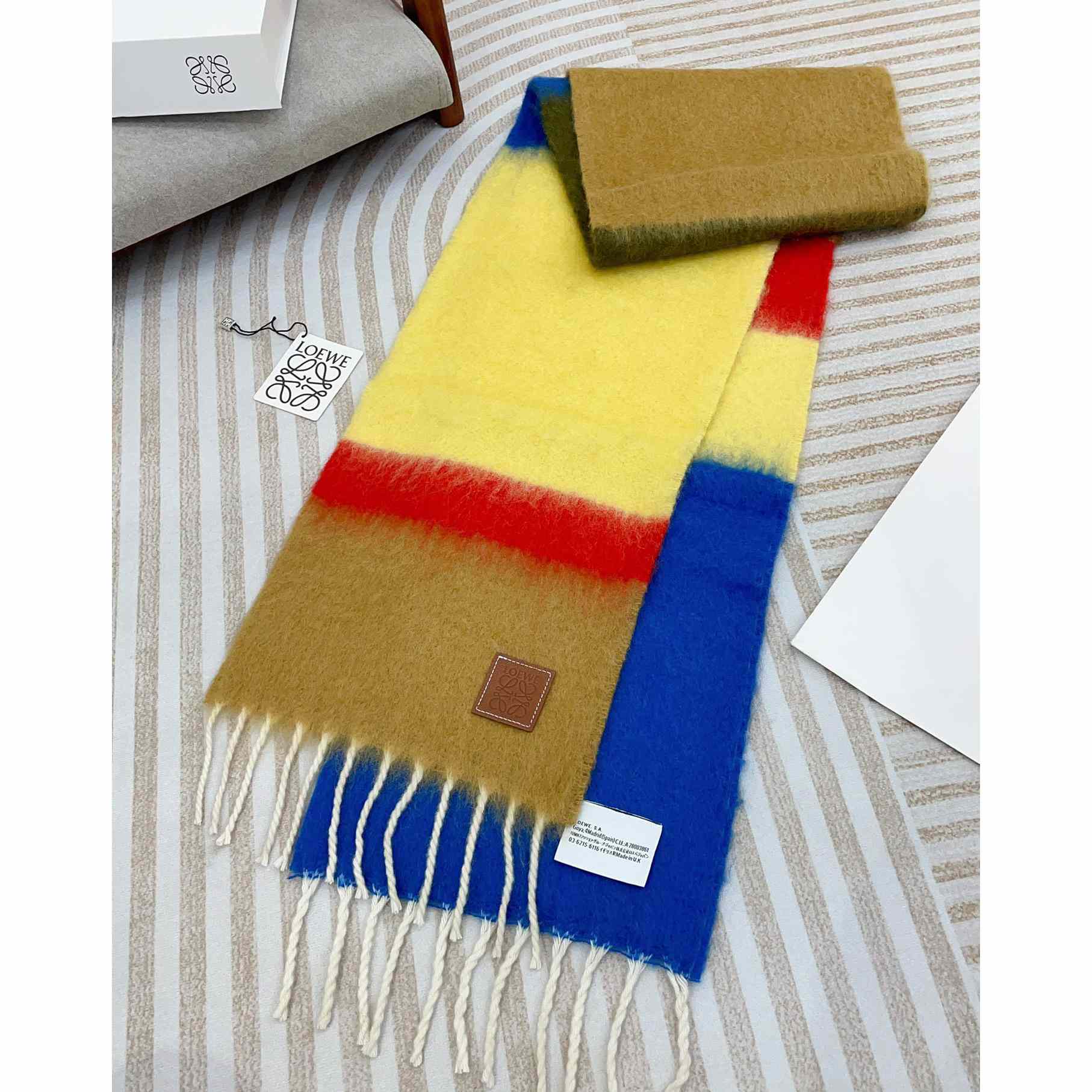 Loewe Scarf In Mohair And Wool - PerfectKickZ