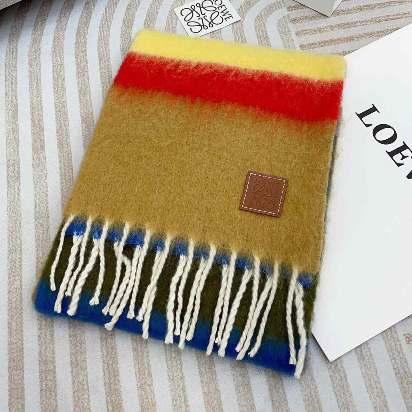 Loewe Scarf In Mohair And Wool - PerfectKickZ