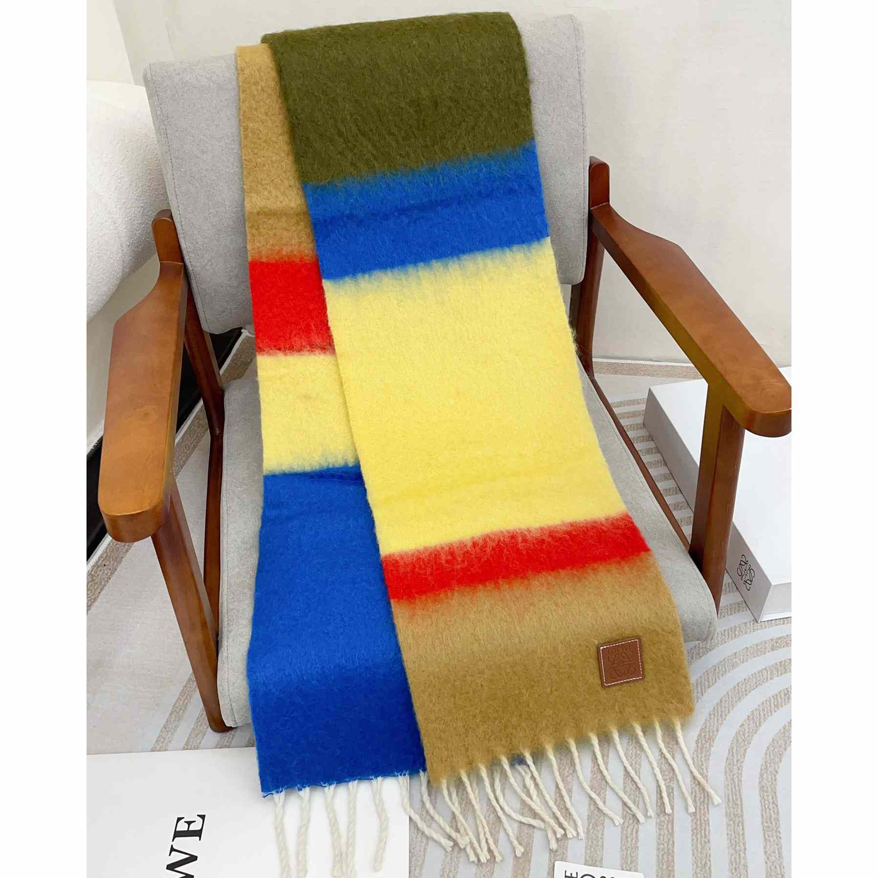Loewe Scarf In Mohair And Wool - PerfectKickZ