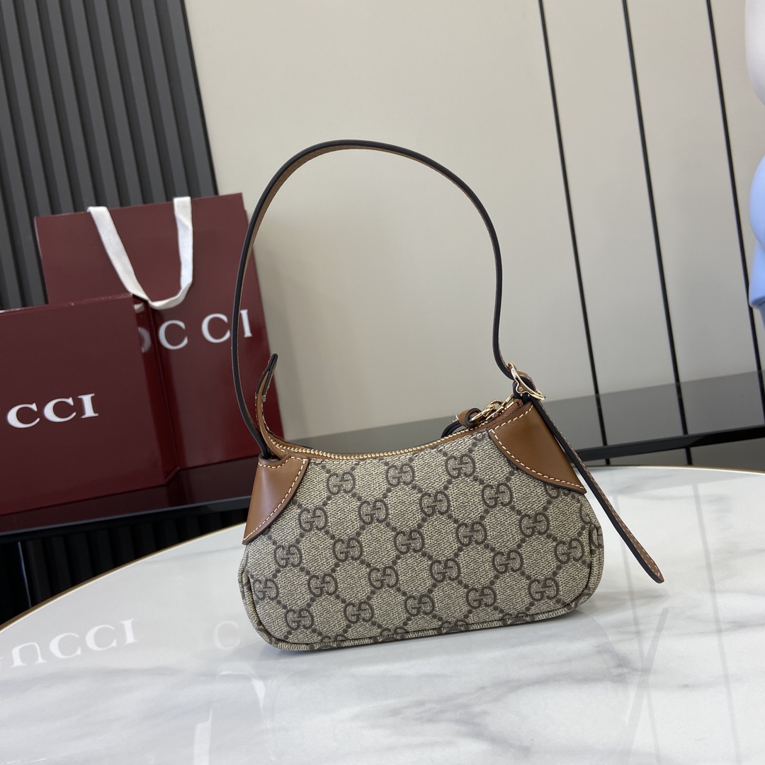 Gucci GG Emblem Super Mini Shoulder Bag - PerfectKickZ