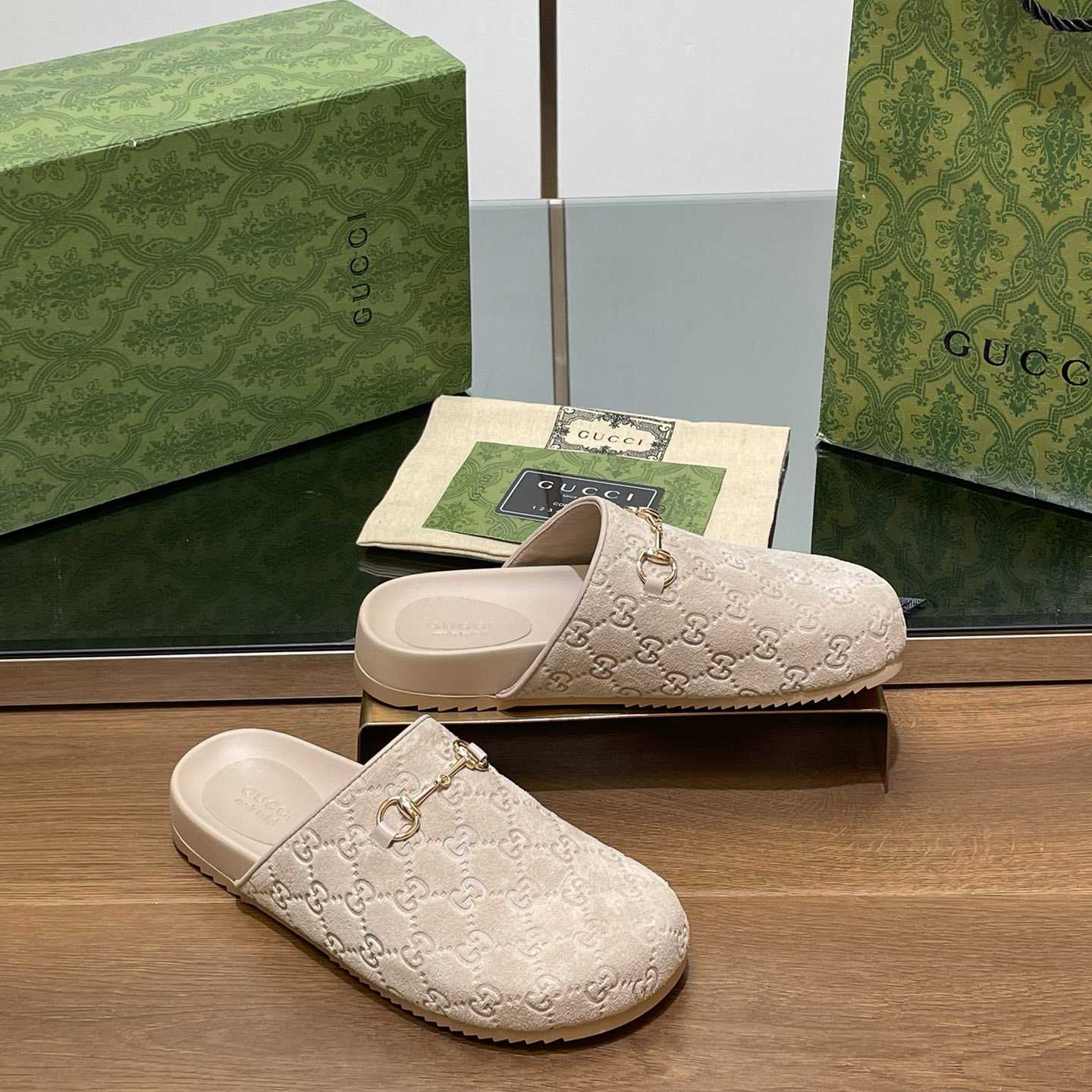 Gucci Women's Horsebit Slipper - PerfectKickZ