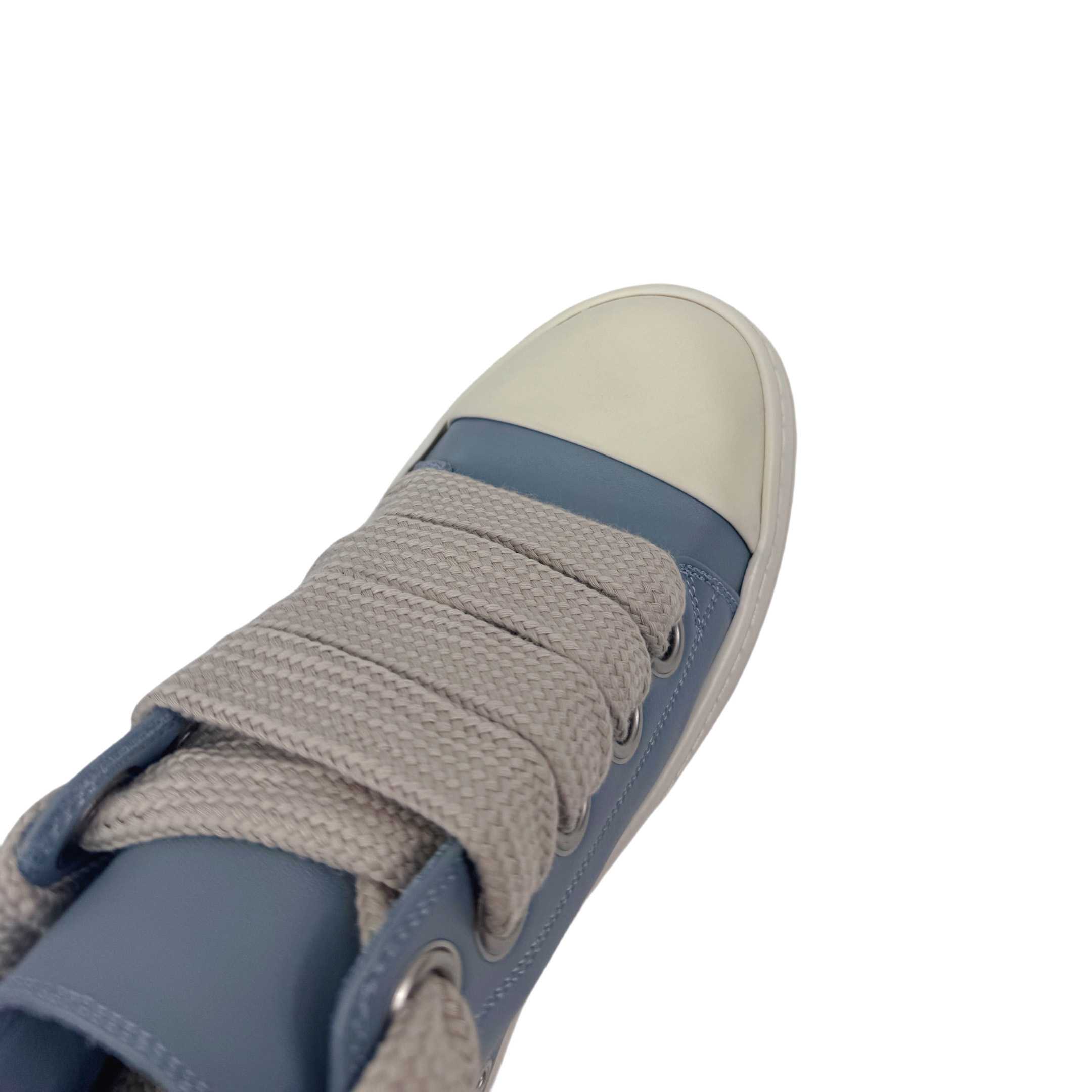 Rick Owens Jumbo-Laced Low-Top Sneakers - PerfectKickZ