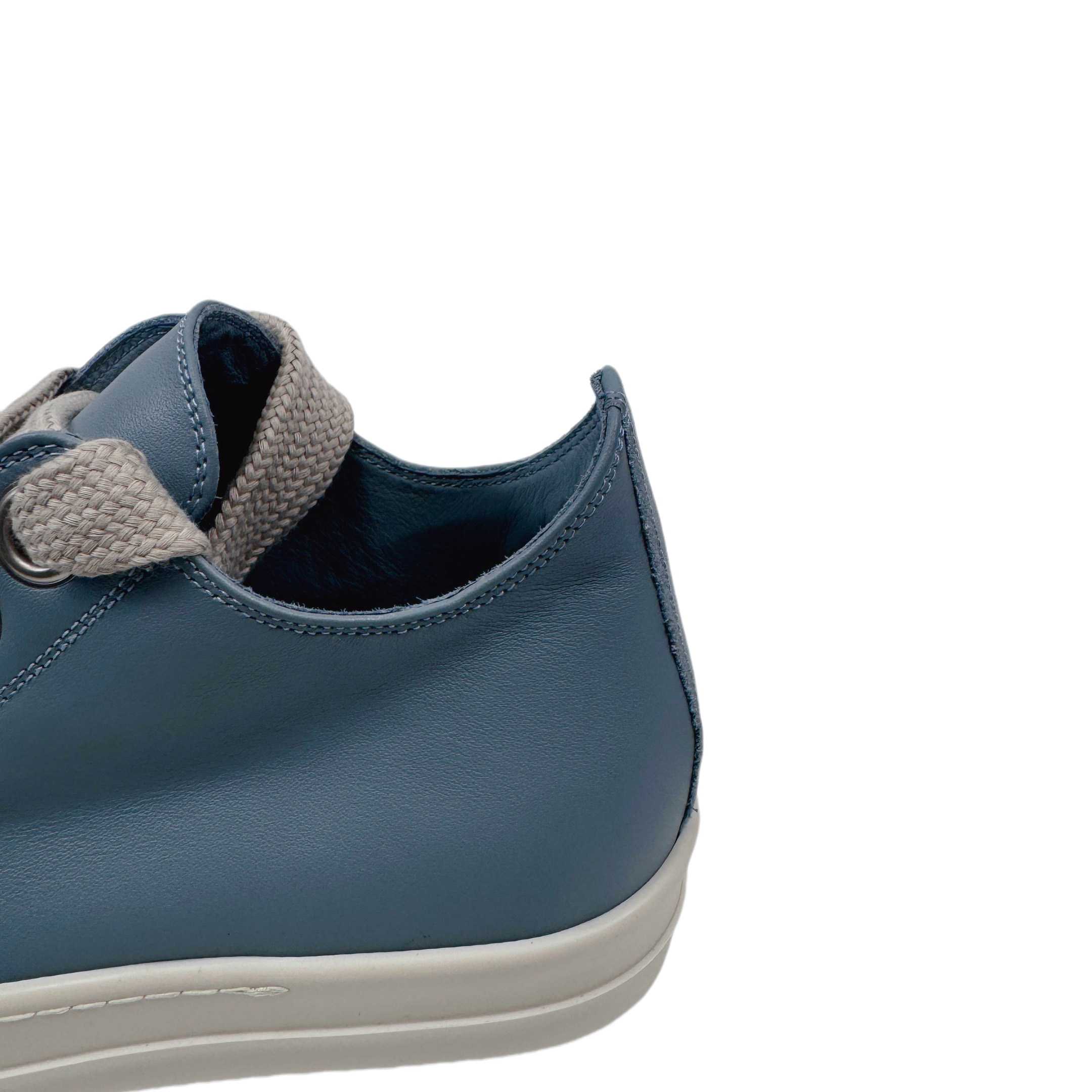Rick Owens Jumbo-Laced Low-Top Sneakers - PerfectKickZ