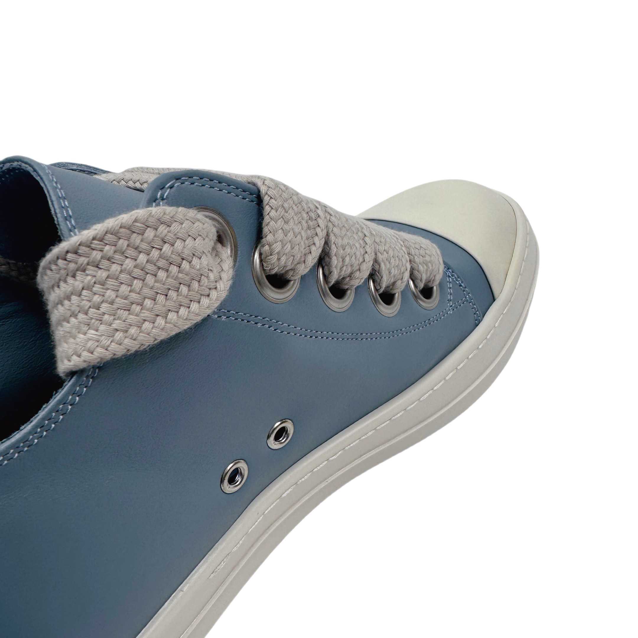 Rick Owens Jumbo-Laced Low-Top Sneakers - PerfectKickZ